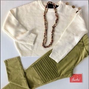 Juniors S sweater and leggings